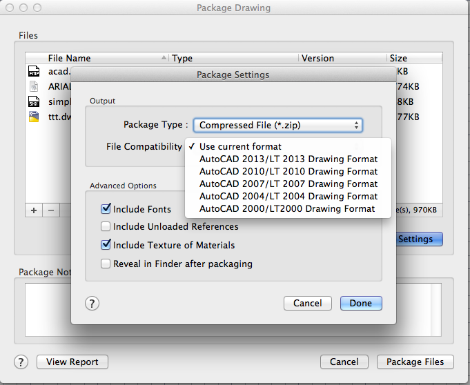 where does autocad for mac save application settings